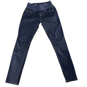 Gap 1969 Always Skinny Maternity Jeans Dark Indigo Wash Size 28/6r Elastic Waist